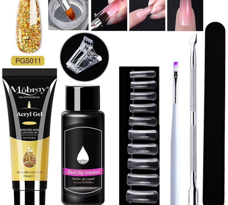 Poly Gel Nail Extension Kit