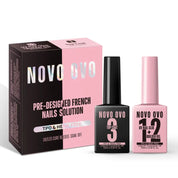 NOVO OVO 300Pcs Soft Gel Toe Nail Tips – Full Kit
