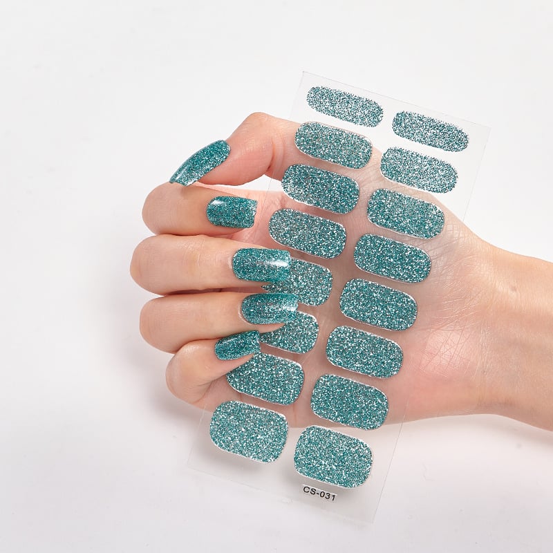 💅SEMICURED UV GEL NAIL STICKERS KIT