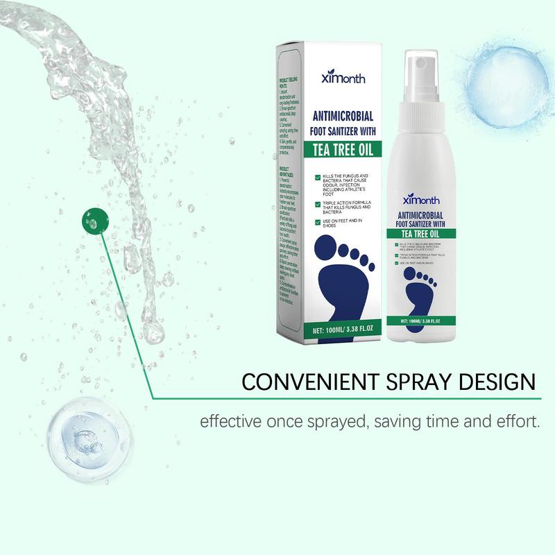 Foot Sanitizer Spray with Tea Tree Oil, antibacterial spray, 100ml
