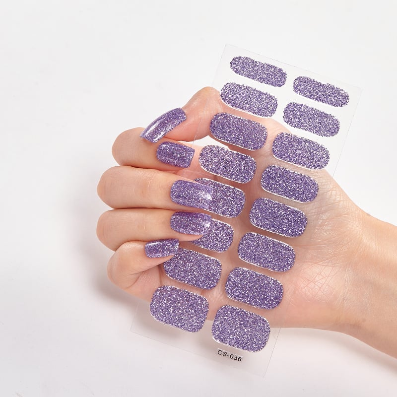 💅SEMICURED UV GEL NAIL STICKERS KIT