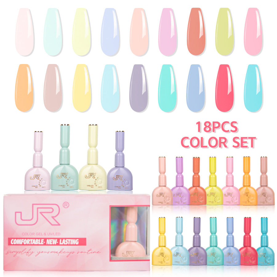 💅 Trending Now: Multi-Color Gel Nail Polish Set – Solid & Jelly Shine 💎