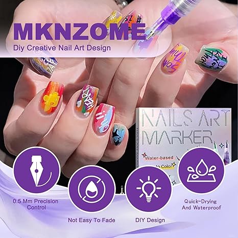 DIY Nail Art Pens Set