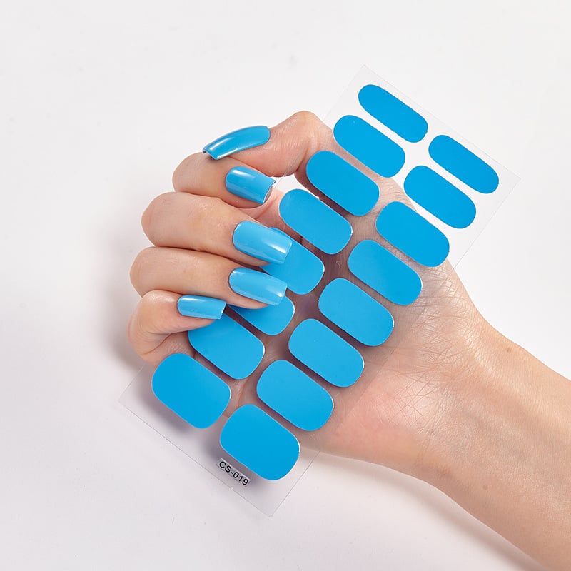 💅SEMICURED UV GEL NAIL STICKERS KIT