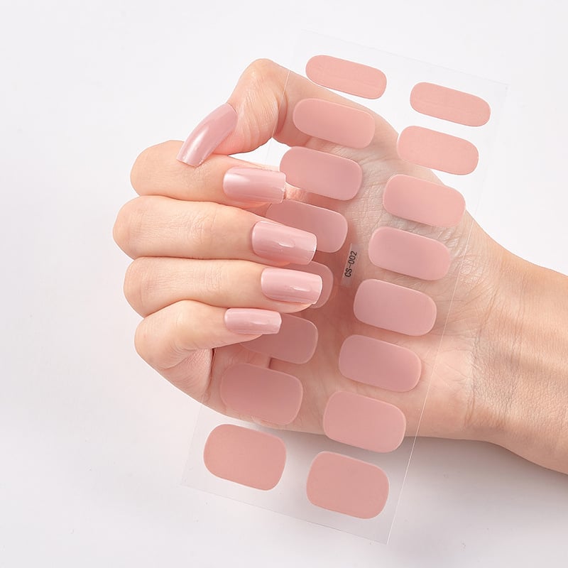 💅SEMICURED UV GEL NAIL STICKERS KIT