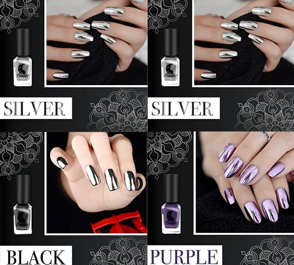 💎Esmalte de uñas efecto espejo💅🏻✨