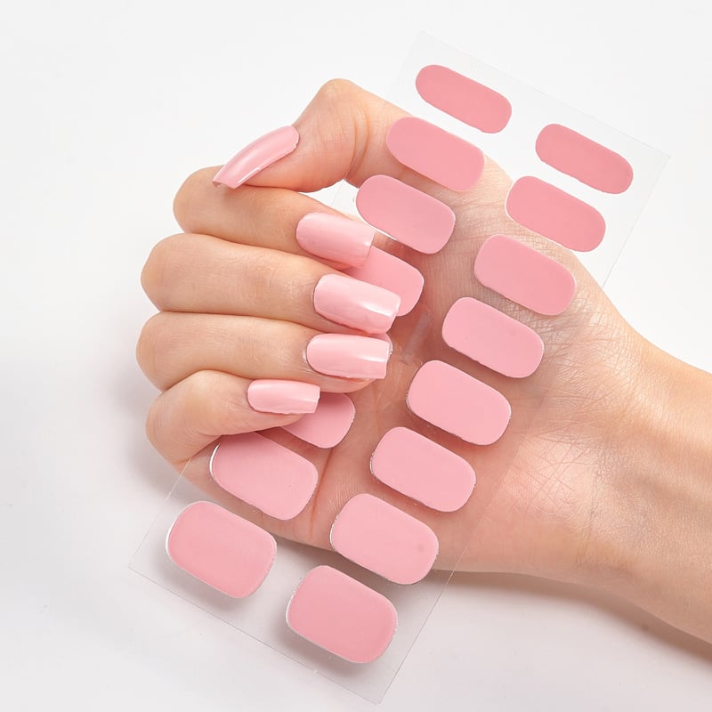 💅SEMICURED UV GEL NAIL STICKERS KIT