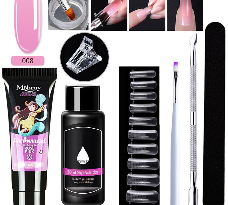 Poly Gel Nail Extension Kit