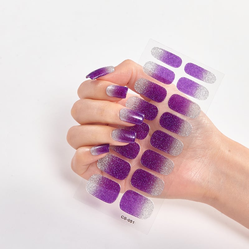 💅SEMICURED UV GEL NAIL STICKERS KIT
