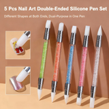 The Silicone Nail Art Brush - Precise Detailing & Clean Edges