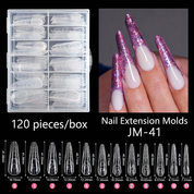 120PCS Multi-Size Nail Extension Tips Set
