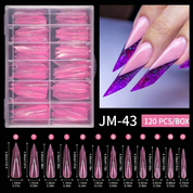 120PCS Multi-Size Nail Extension Tips Set