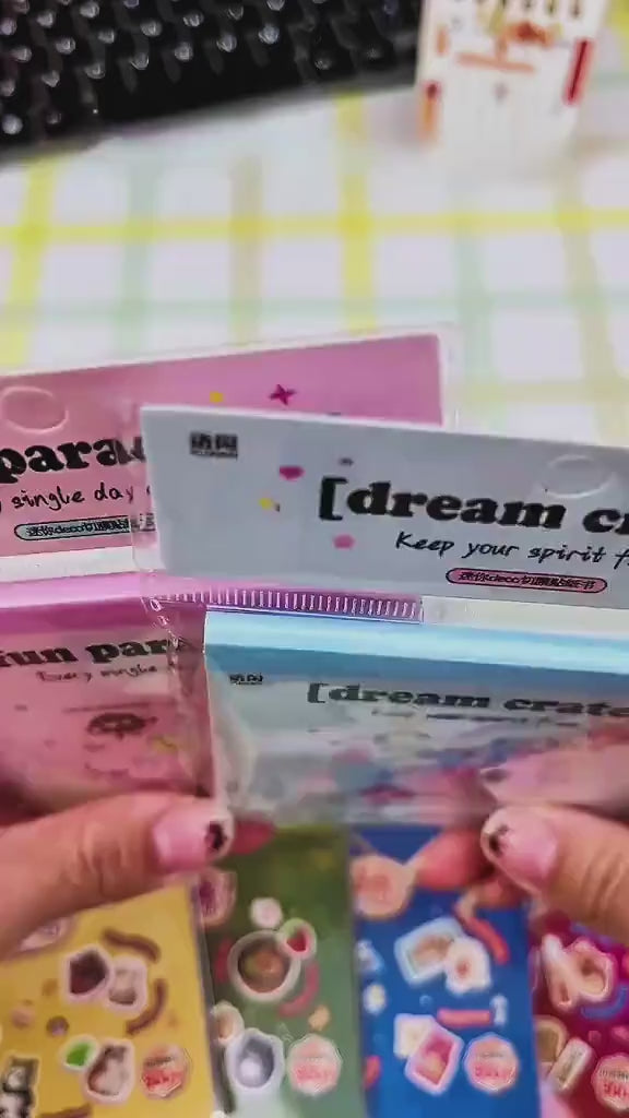 🎀 2-in-1 Sticker Book Bonanza | 48 Sheets, 3200+ Pcs Cute Mini Deco Stickers