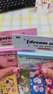 🎀 2-in-1 Sticker Book Bonanza | 48 Sheets, 3200+ Pcs Cute Mini Deco Stickers