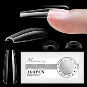 16 Sizes Semi-Matte Nail Tips — Seamless Salon-Quality Press-Ons for Trendy Nails